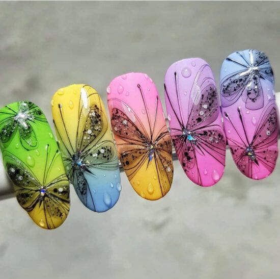 Butterfly Nails
