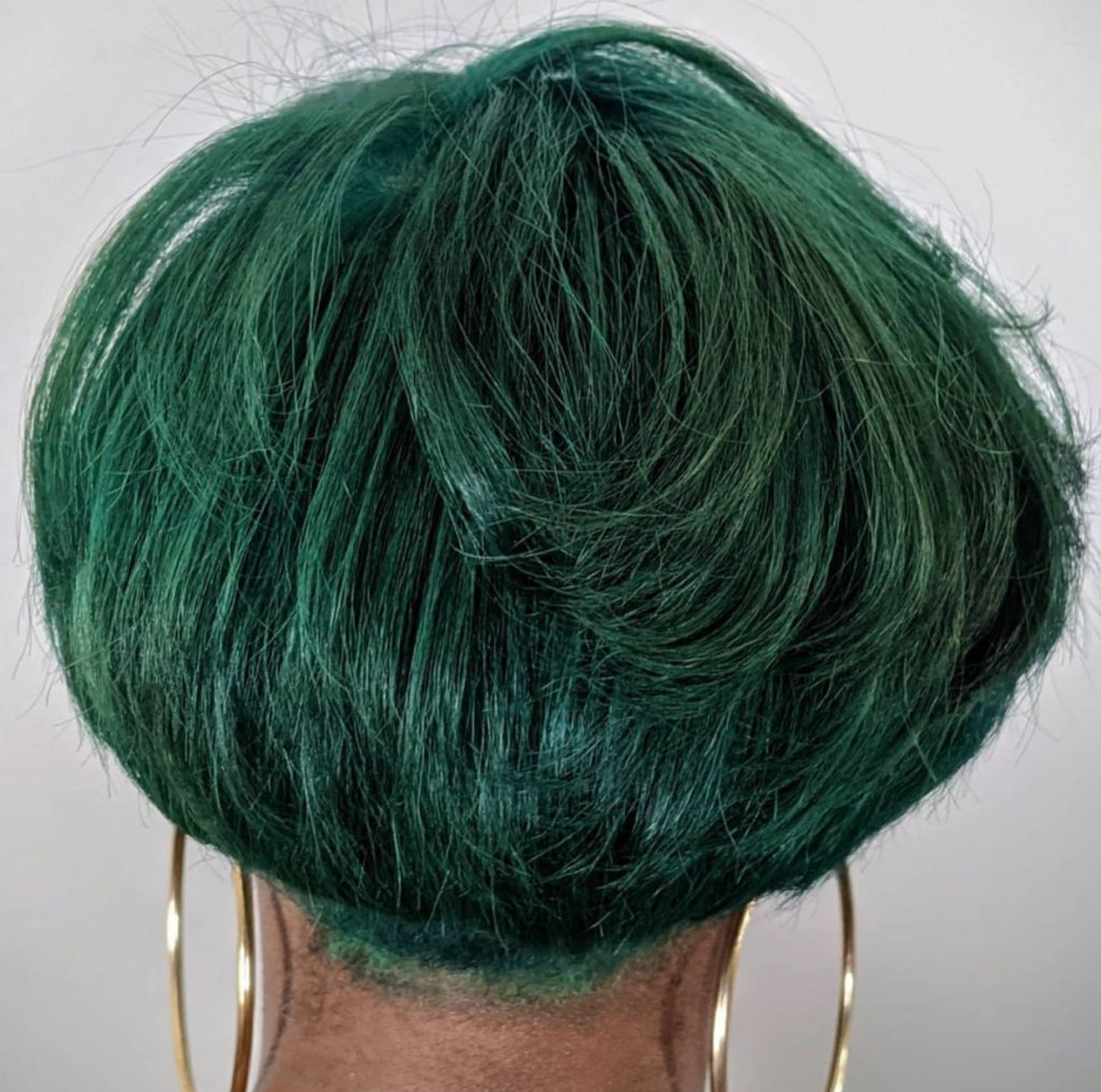 Emerald Green Hair