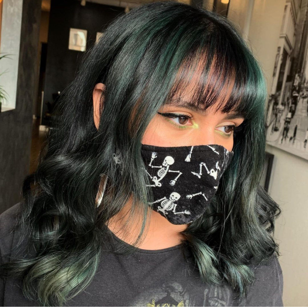 Emerald Green Hair