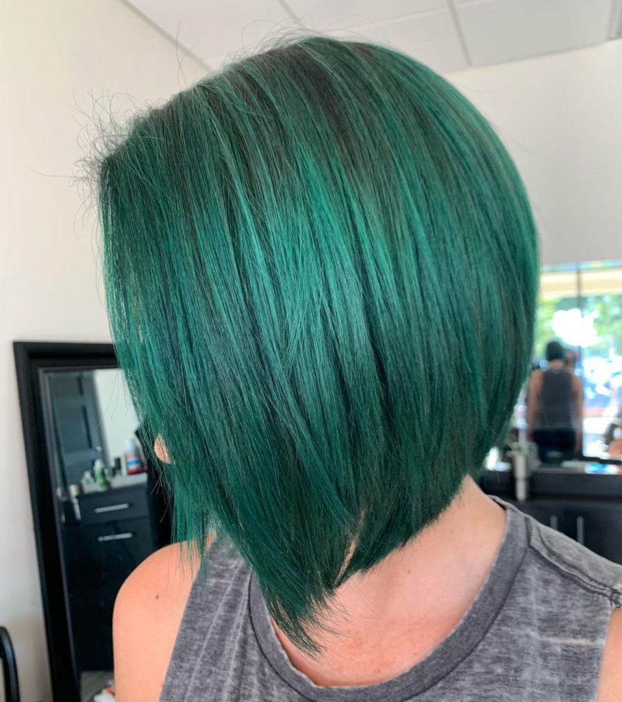 Emerald Green Hair
