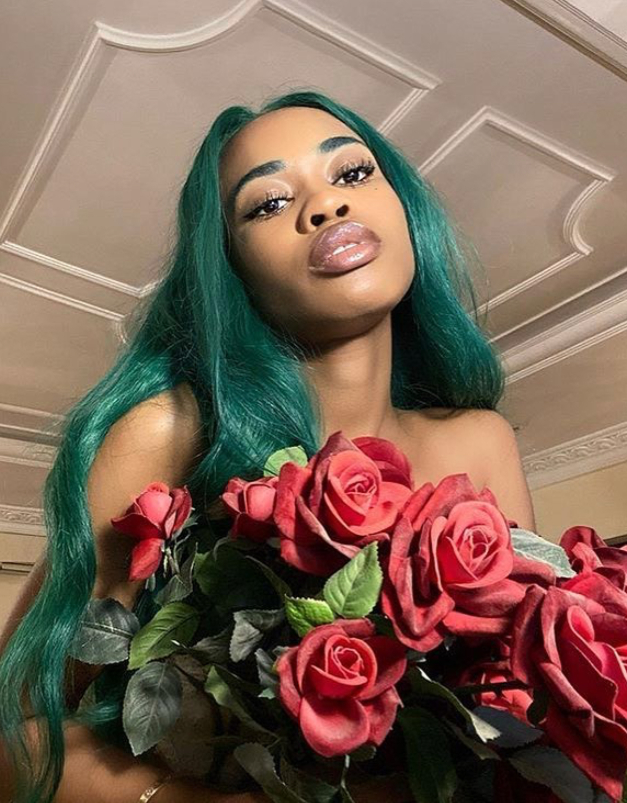 Emerald Green Hair