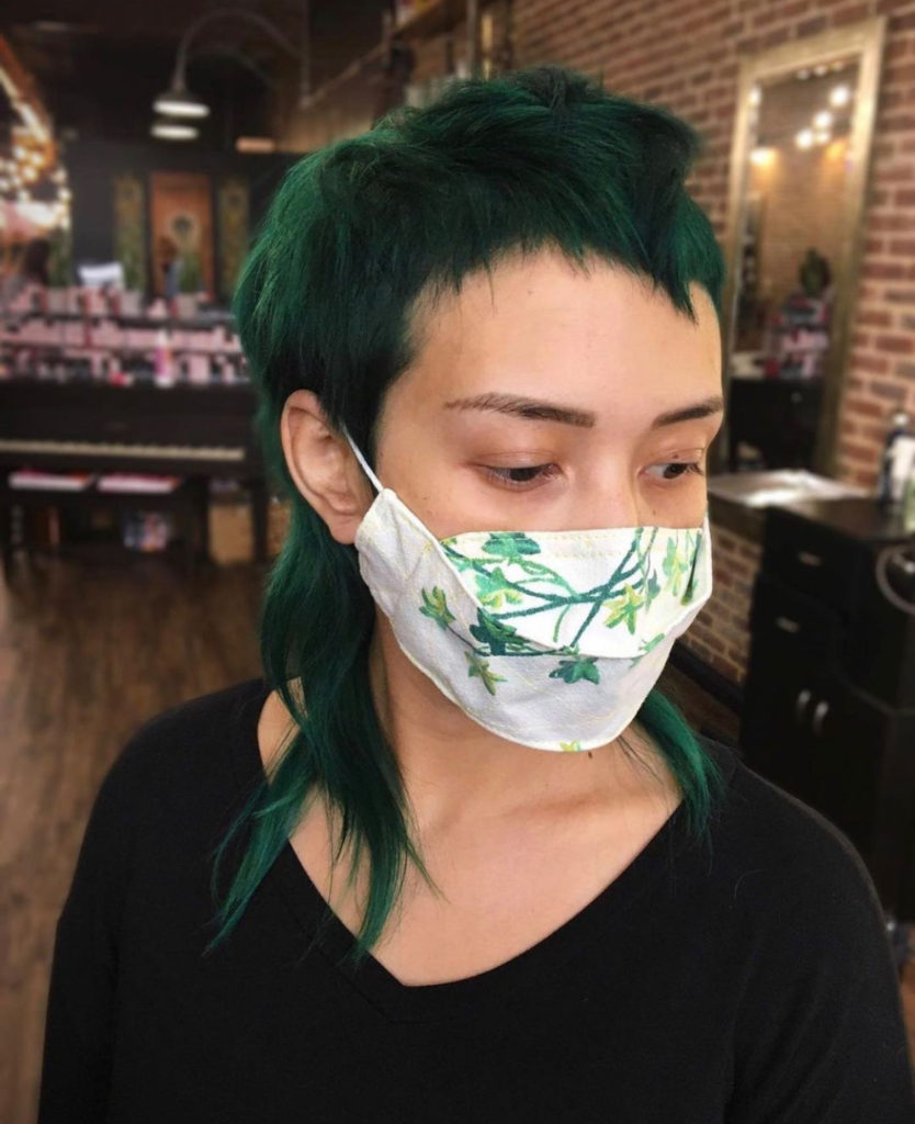 Emerald Green Hair