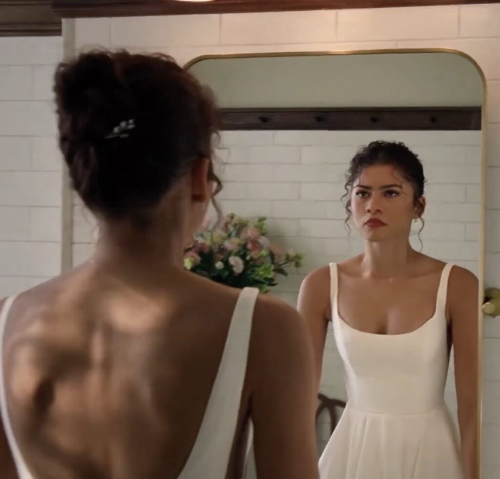 Zendaya Wedding Dress From A24 The Drama Movie Starring Robert Pattinson