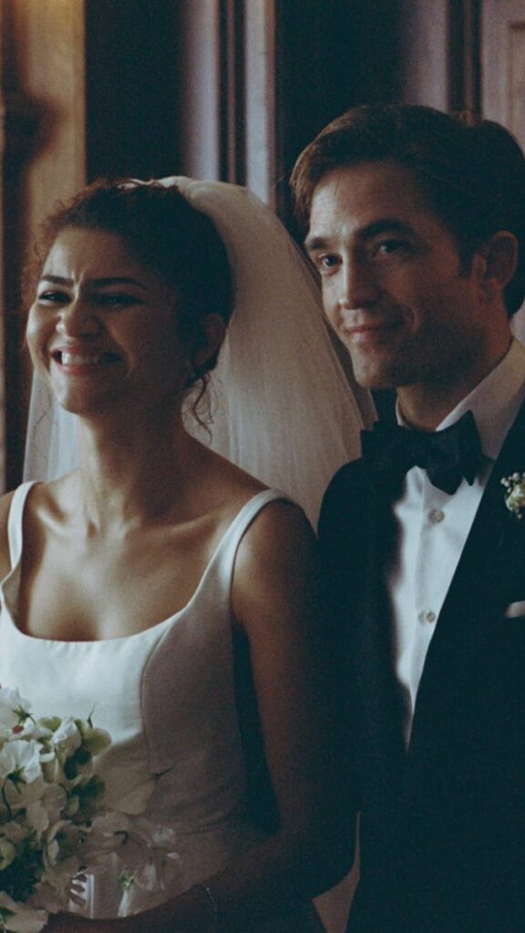 Zendaya Wedding Dress From A24 The Drama Movie Starring Robert Pattinson