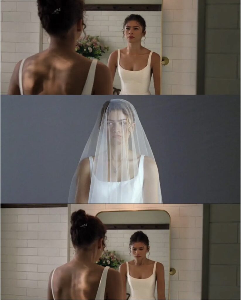 Zendaya Wedding Dress From A24 The Drama Movie Starring Robert Pattinson